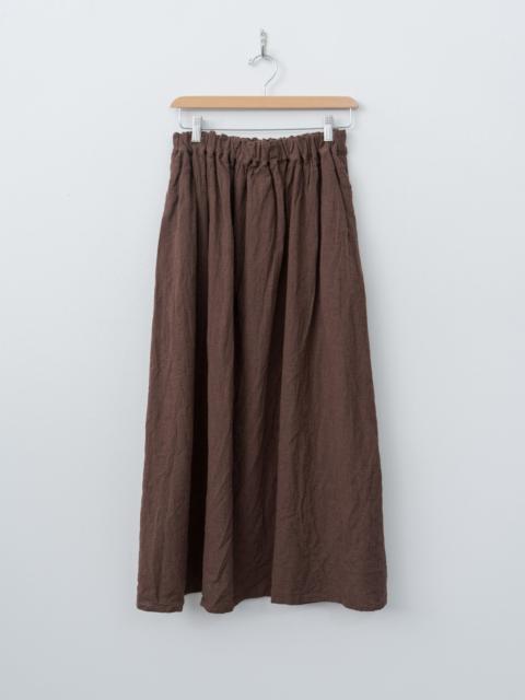 Houndstooth Skirt - Brown