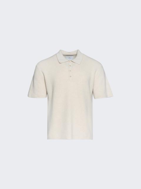 Superlight Waffle Stitch Polo Natural