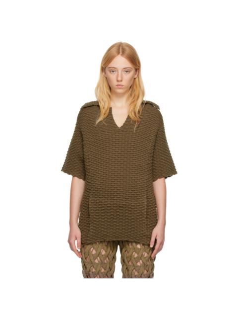 SSENSE Exclusive Khaki Peanut Polo
