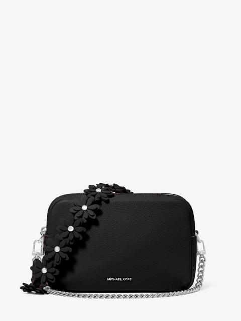 Bryant Medium Pebbled Leather Camera Crossbody Bag