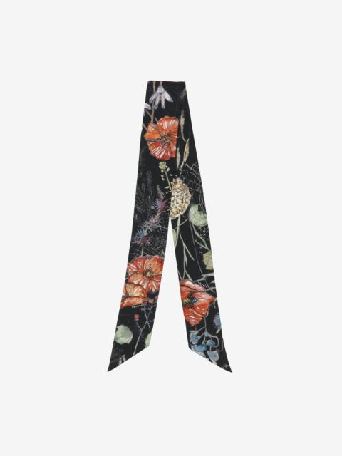 Spider Floral Scarf