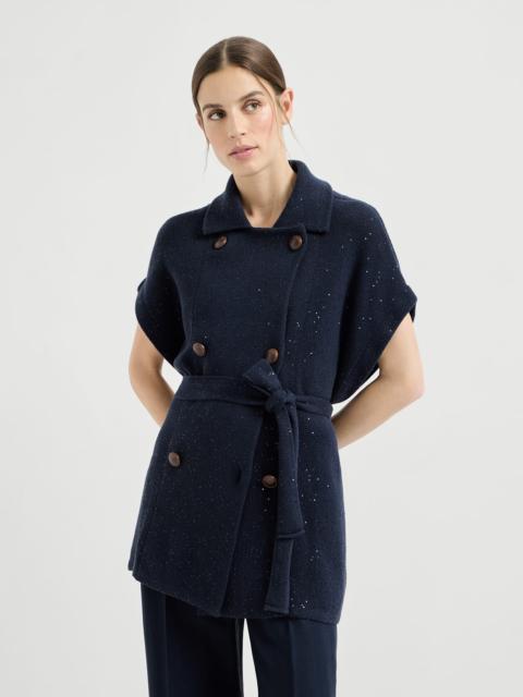 Cotton Diamond yarn knit vest