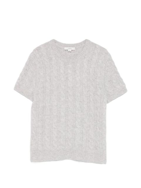 cable-knit T-shirt