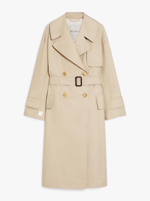 MTRENCH Double-breasted trench coat in water-repellent twill