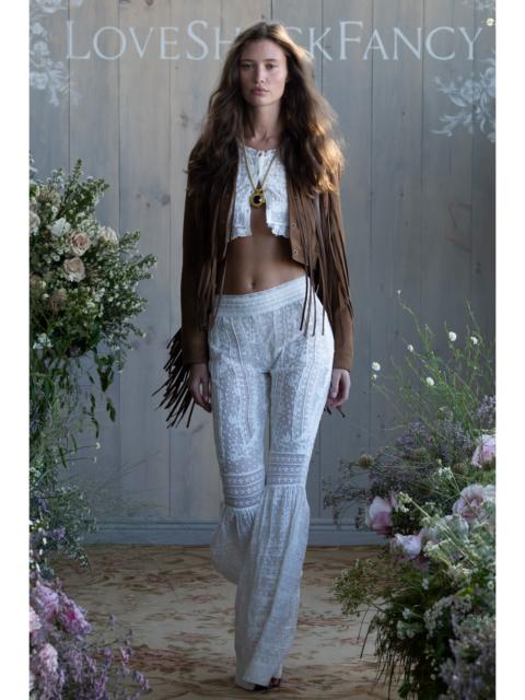 Telva Cotton Victorian Bell Bottom Pant