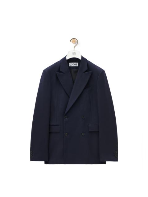 Double-breasted jacket in wool