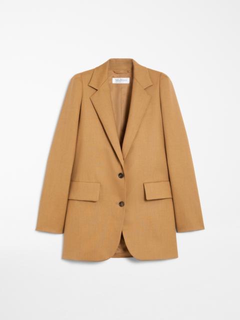 KITTEN Single-breasted wool, mohair and silk blazer