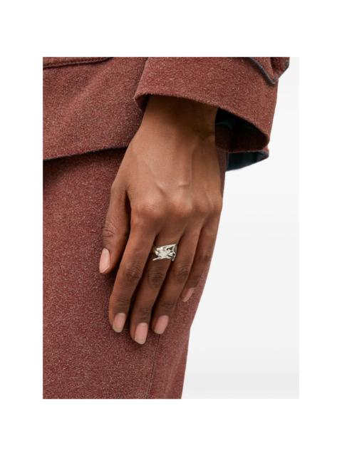 mermaid-textured ring