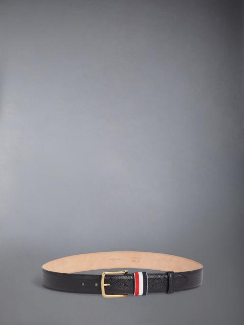PEBBLE GRAIN STRIPED LOOP 35MM BELT