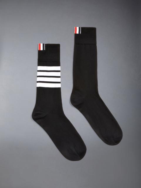 Lightweight Cotton 4-bar Mid Calf Socks