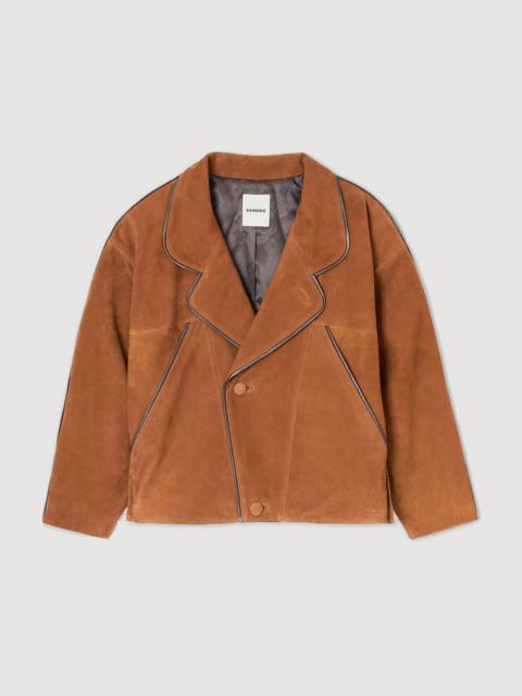 OVERSIZED SUEDE JACKET
