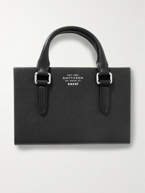 + Sacai Chelsea Textured-leather Notebook