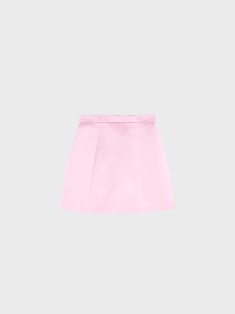 DUCHESSE SATIN MINISKIRT