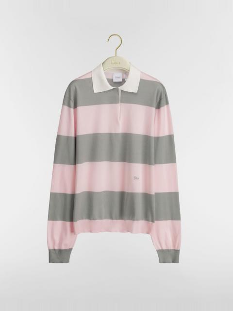 Dior Marinière Long-Sleeved Polo Shirt