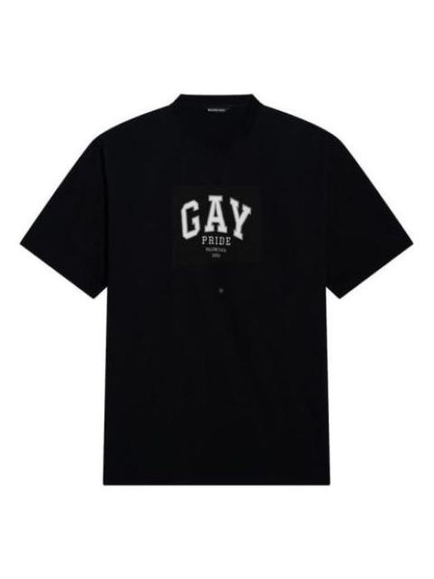 Men's Pride Boxy T-shirt in Black