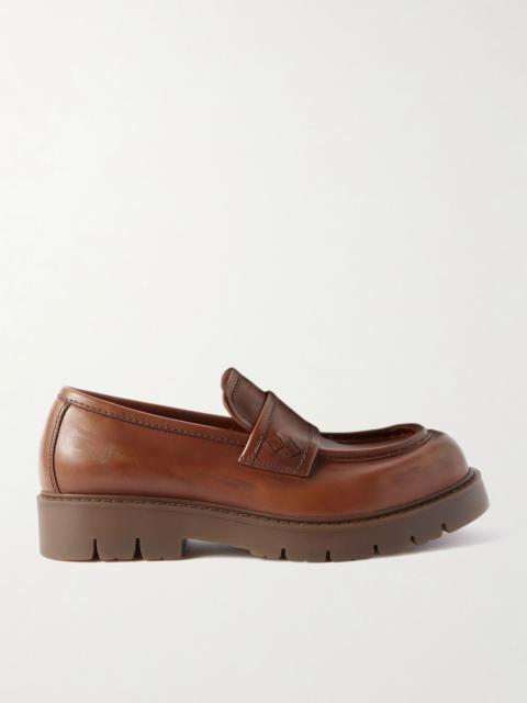 Haddock Leather Loafers Brown