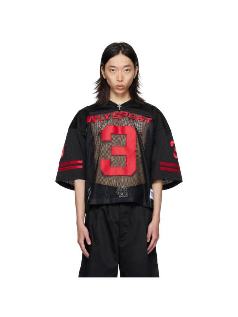 Black 'Willy' Football Jersey