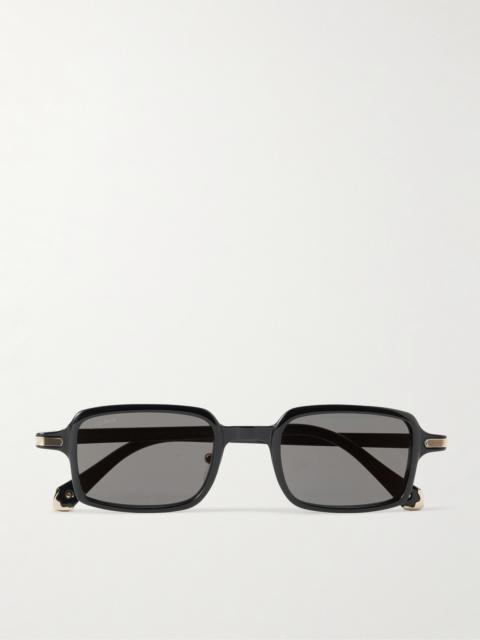 Première De Cartier Rectangular-frame Acetate Sunglasses