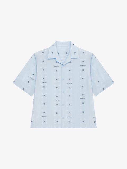 HAWAIIAN SHIRT IN GIVENCHY 4G JACQUARD
