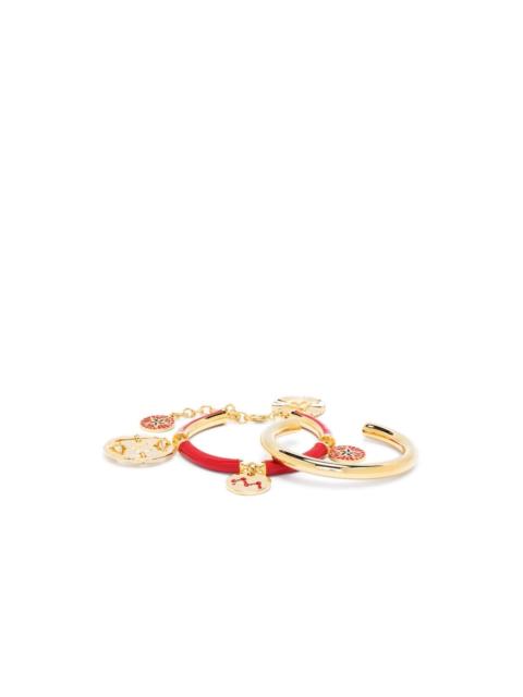 charm bangle bracelet set