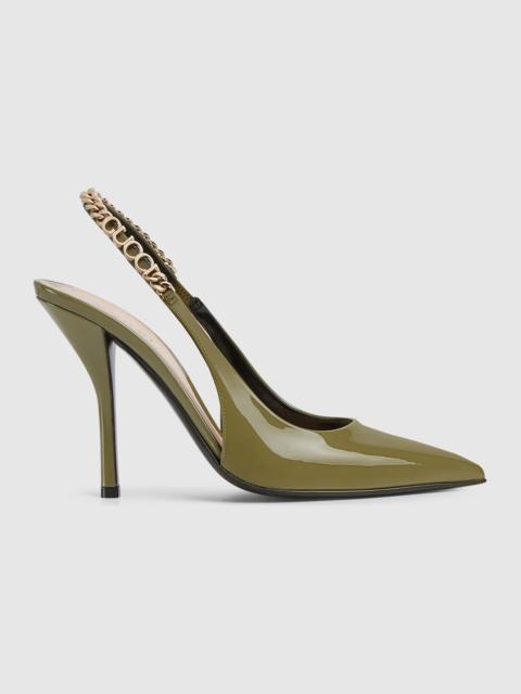 Gucci Signoria slingback pump