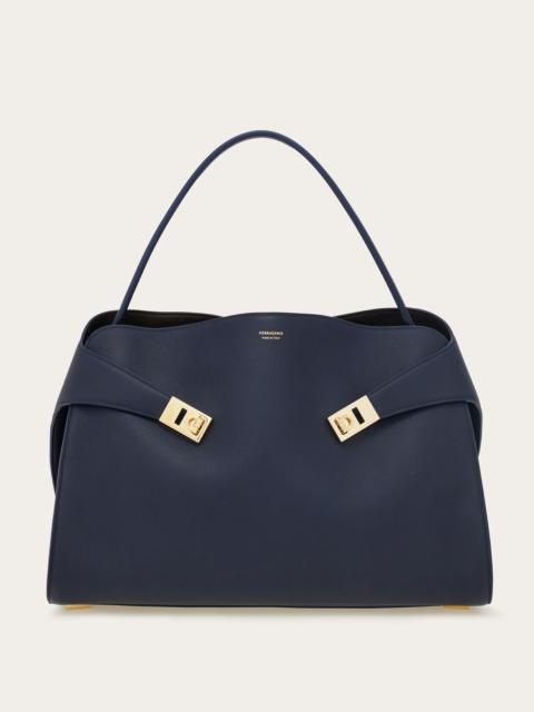 Hug soft bicolor shoulder bag (L)