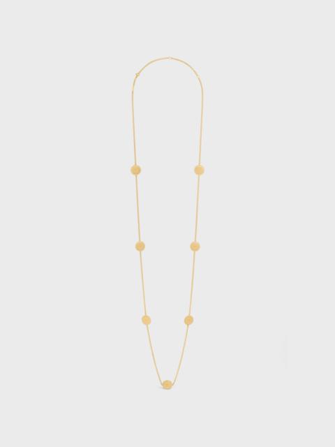 Celine Heirlooms Médaille Sautoir in Brass with Gold Finish