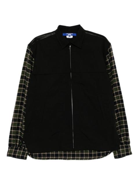 checked flannel jacket
