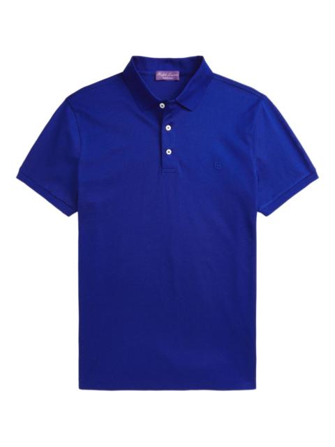 logo-embroidered polo shirt