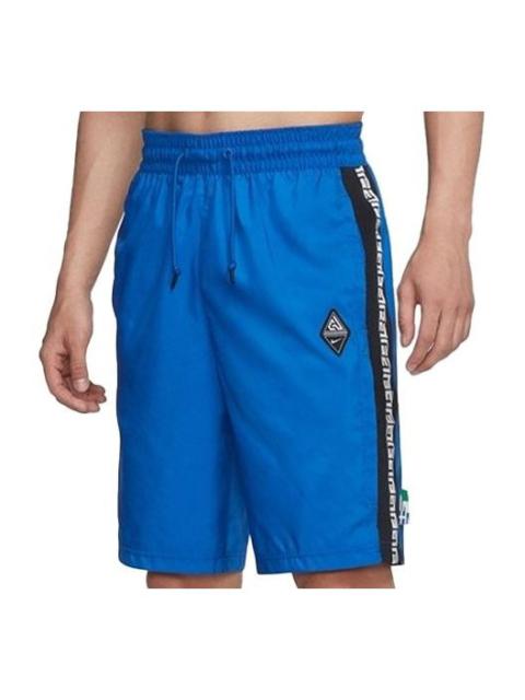 Nike Giannis Alphabet Basketball Sports Training Shorts 'Blue' CD9559-480