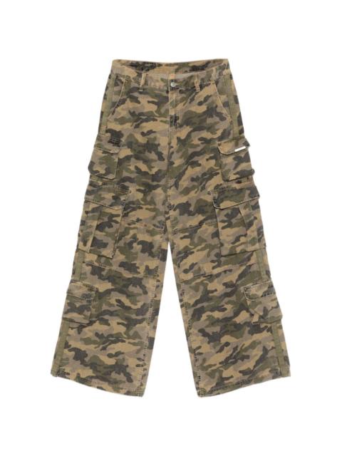 Dropout camouflage cargo pants