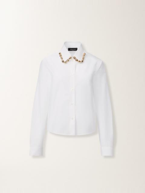 Poplin boxy shirt