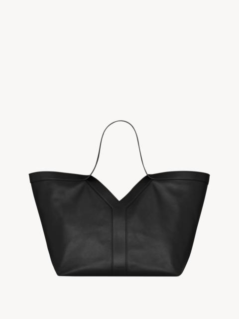 Y TOTE IN LEATHER
