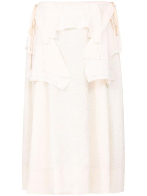 Work-in-progress midi skirt