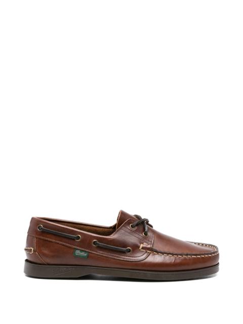 Paraboot Lace-up Leather Boat Shoes
