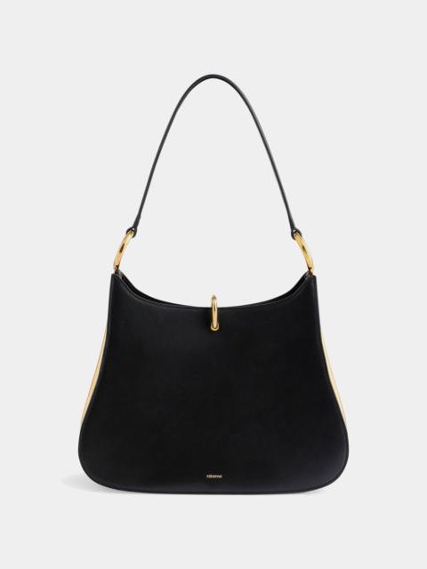 LARGE RING LEATHER BAG