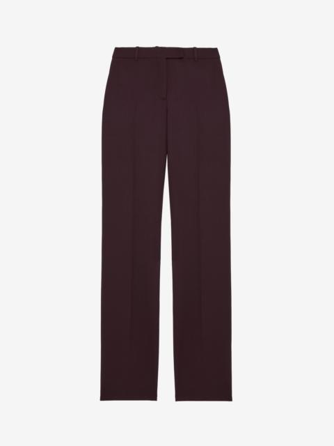 Straight Leg Tailored Trousers