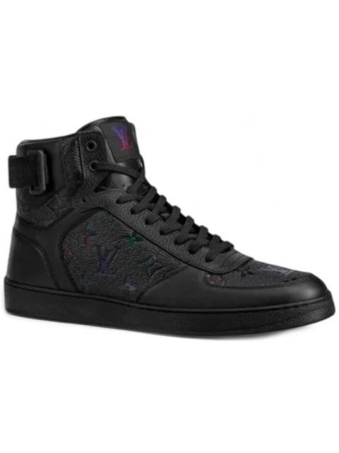 Louis Vuitton Rivoli Sneaker Boot Black Iridescent Monogram