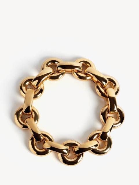 Women's Eisa Chain Choker in Shiny Gold