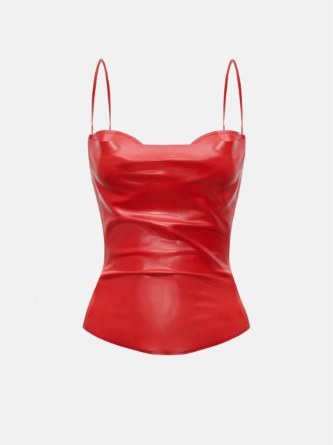 TART LATEX TOP RED