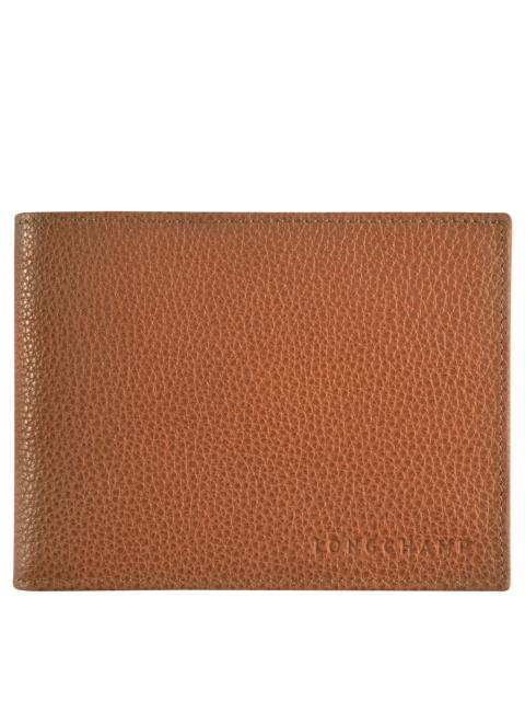 Le Foulonné Wallet Caramel - Leather