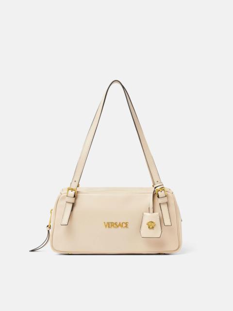 Versace Tag Large Nappa Bowling Bag