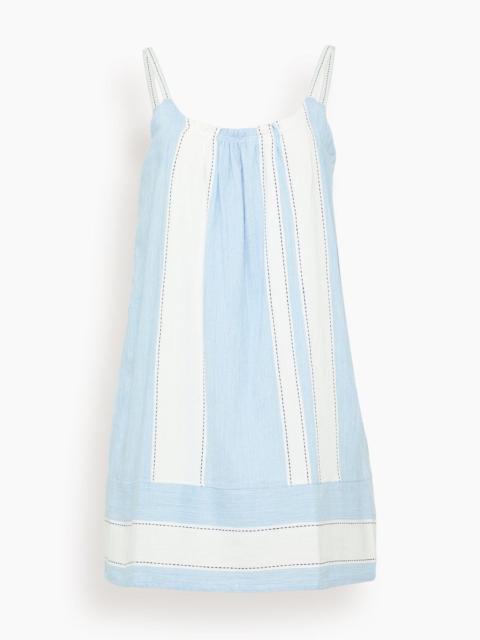 Zina Swing Dress in Debre Sky