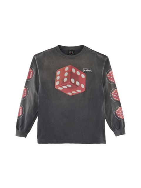 Saint Mxxxxxx Dice L/S Tee Vintage Black