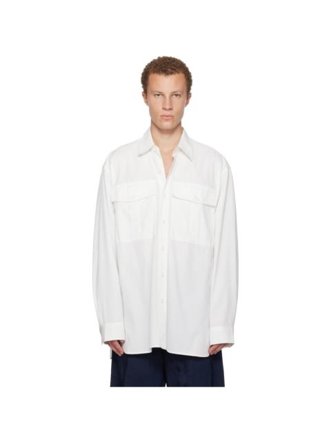 Off-White Oversized Cotton Shirt