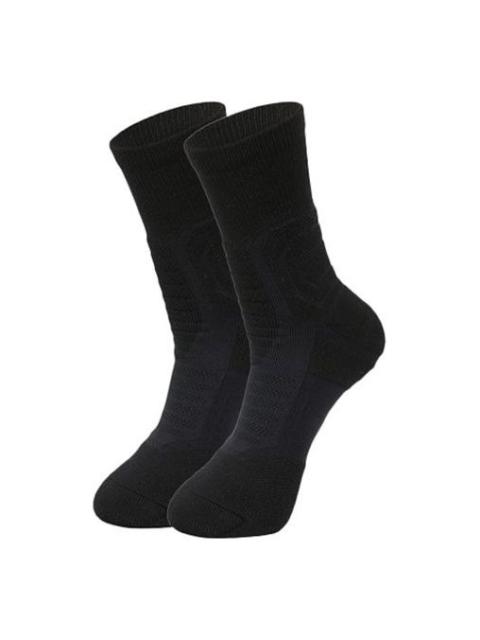 Air Jordan Ultimate Flight 2.0 Flying Man Logo Basketball Training Mid Tops Socks Black SX5855-011