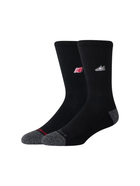 Unisex Active Premium Crew Socks 2 Pack