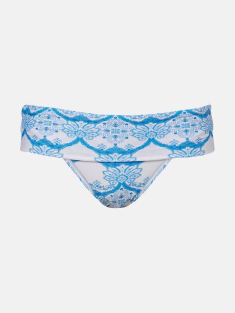 Brussels printed bikini bottoms