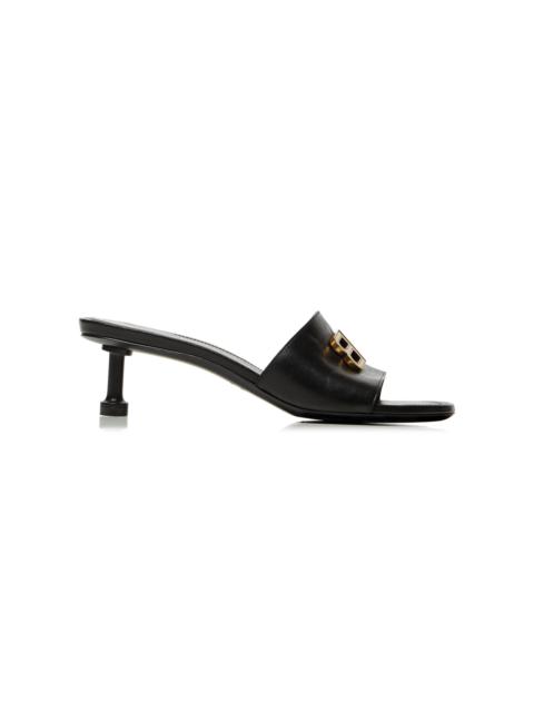 Groupie Leather Sandals black