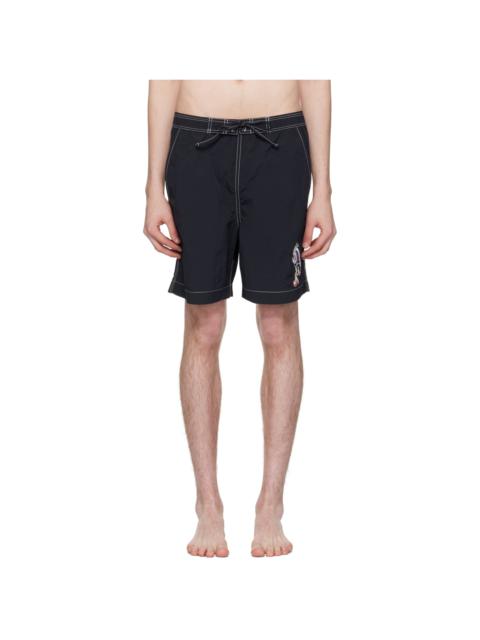 Black Hydra Swim Shorts